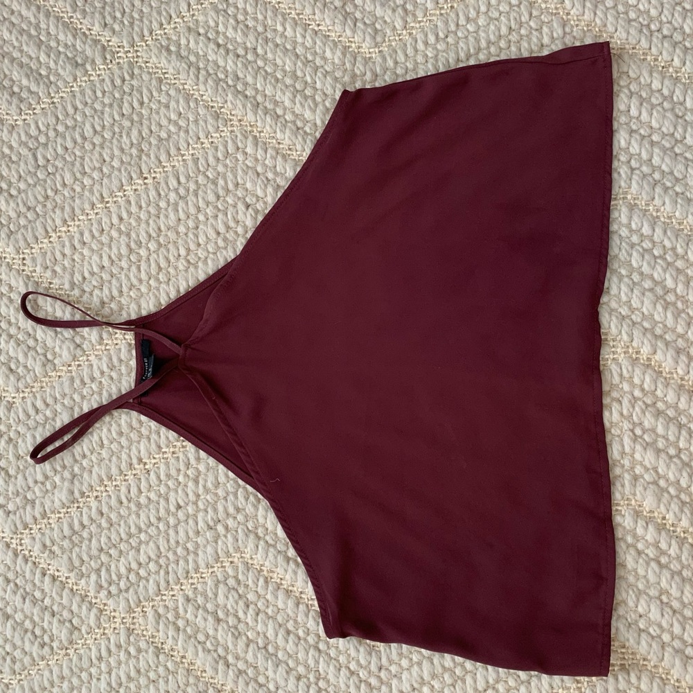 Maroon tank top